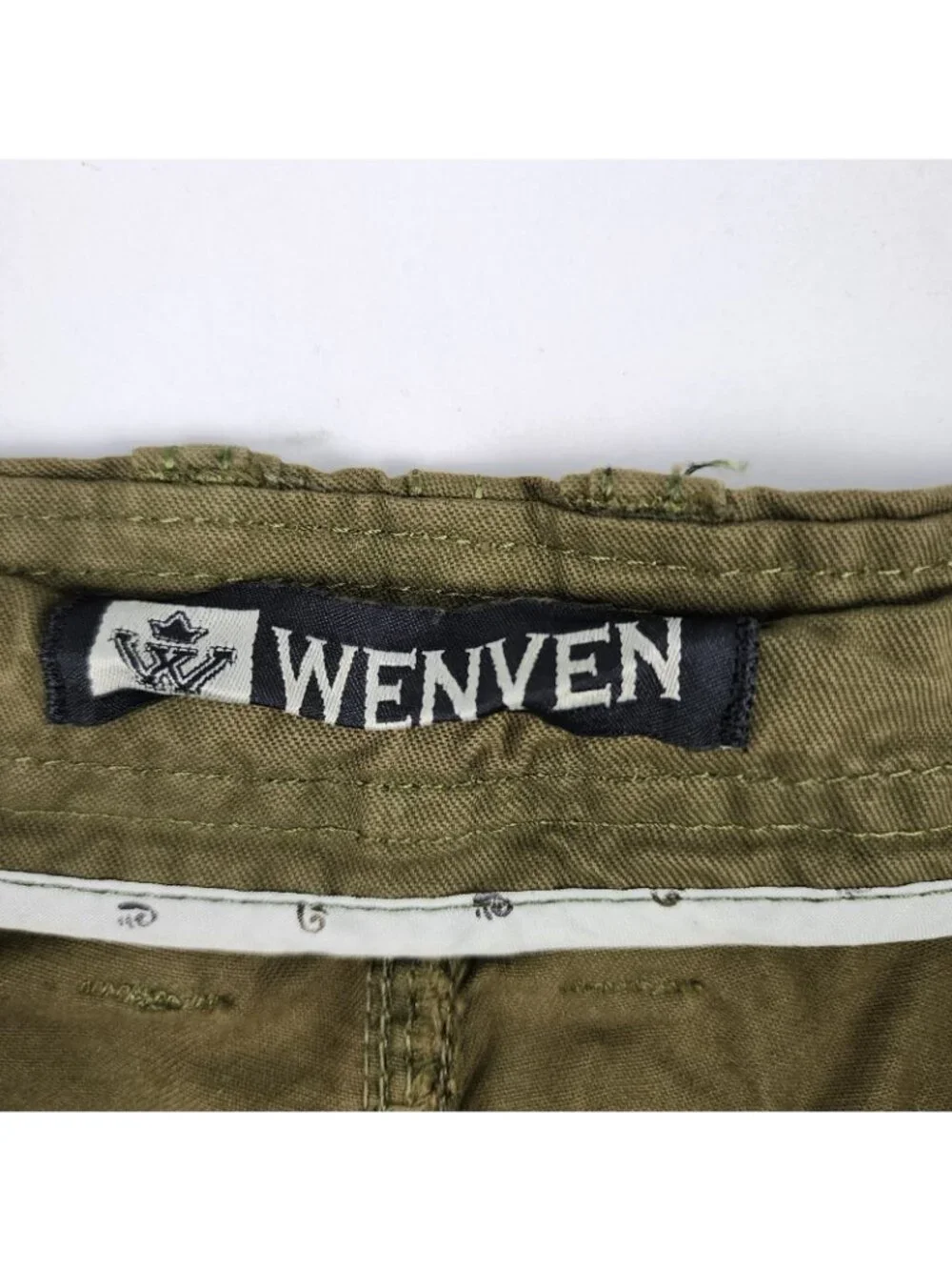 Wenven Shorts Mens 36 Green Work Outdoor Cargo Shorts (36x12) NWT